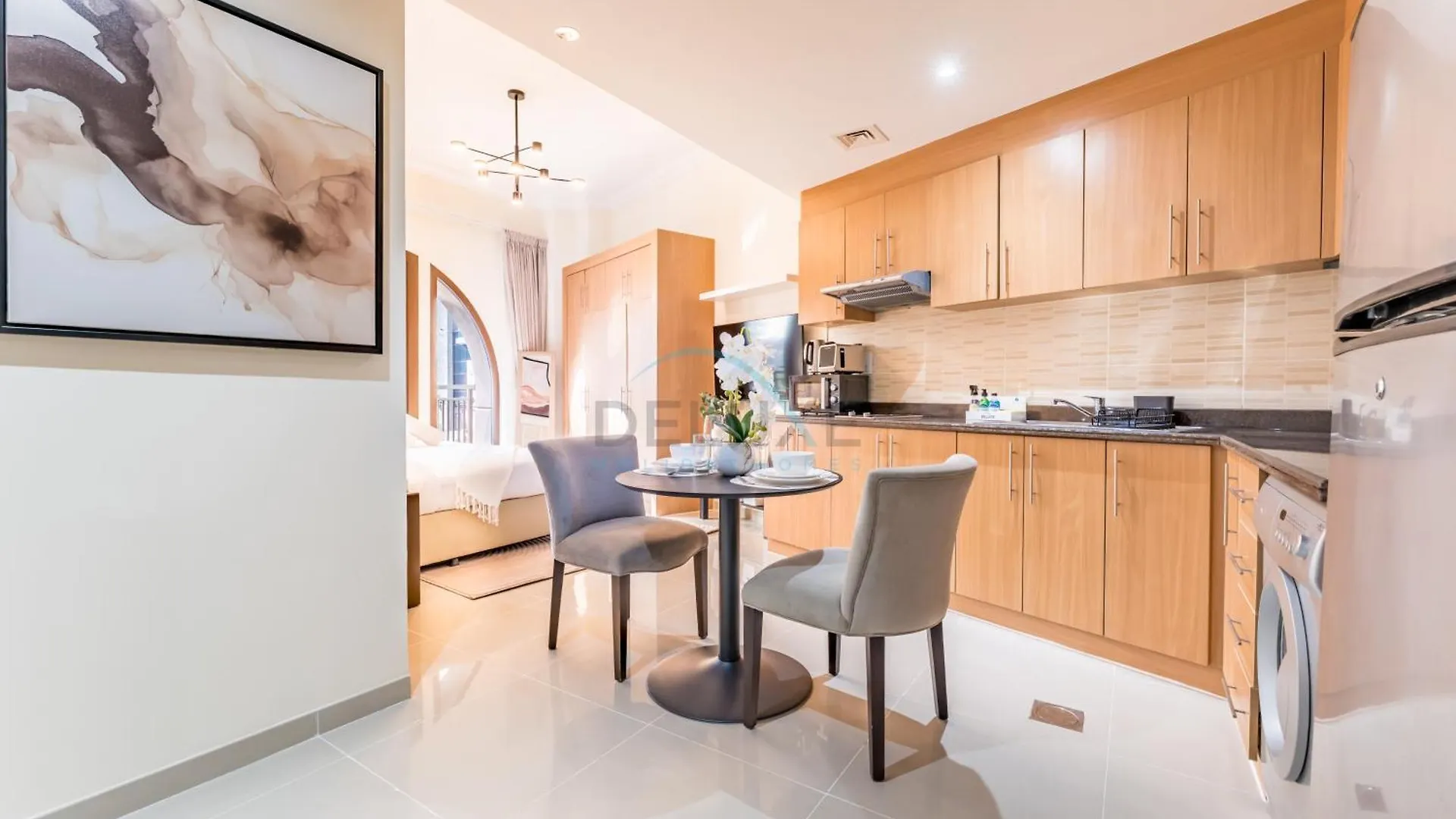 Studio With Balcony & View, Walk To Miracle Garden, Short Drive To Moe, Lincoln Park B, Arjan By Deluxe Holiday Homes Dubai